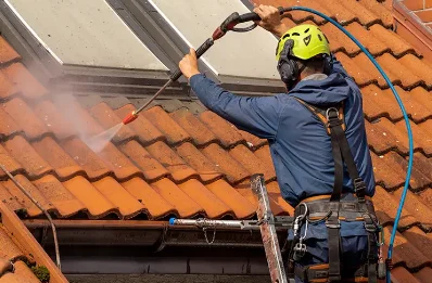 Démoussage et hydrofuge de toiture à Valle-di-Rostino